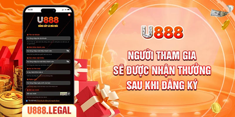 Người tham gia sẽ được nhận thưởng sau khi đăng ký